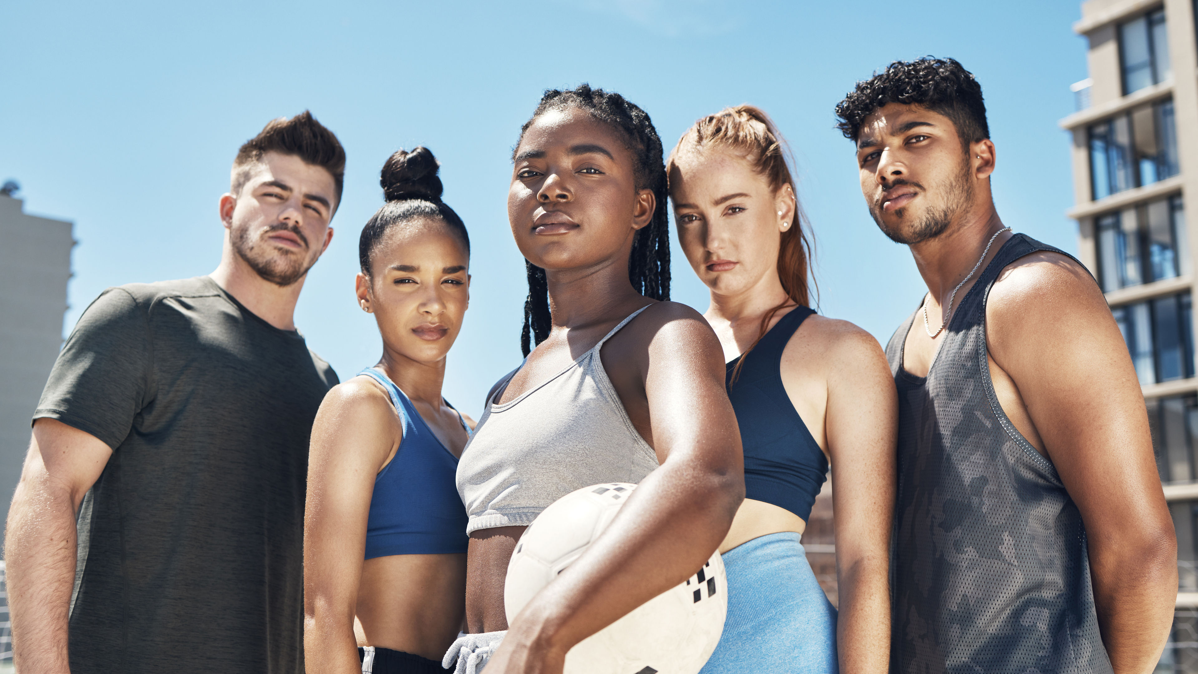 A group of sports people